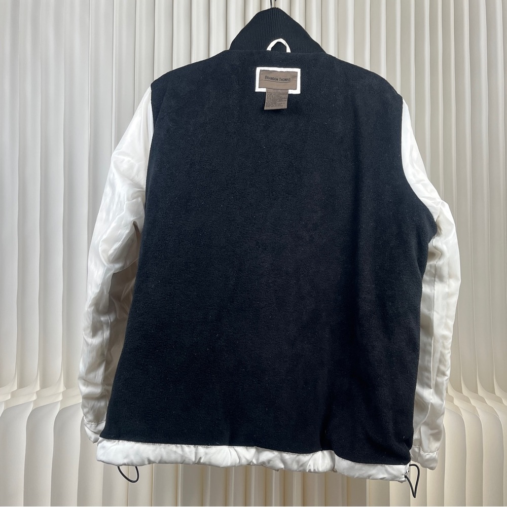 Brandon Thomas Down & Feather Women’s White Puffer Coat Zip & Button - Picture 13 of 16